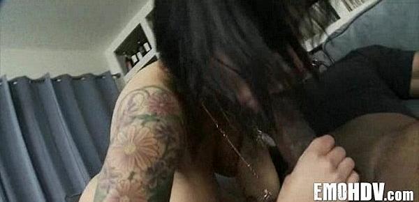  Goth emo angel with tattoos 183